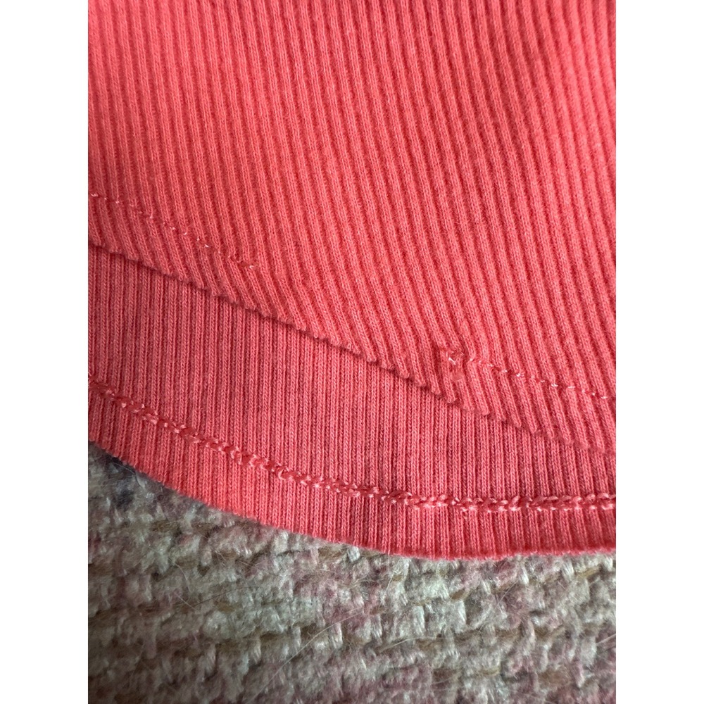 Set of 2  Aerie‎ American Eagle Ribbed Tank Tops Coral Pink Black Sz XS Top - Picture 11 of 12